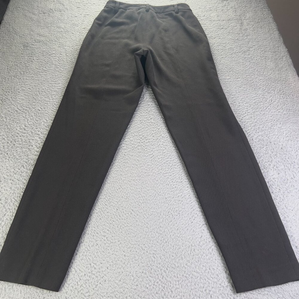 NWT Linda Allard Ellen Tracy Pants Women 6 Brown Wool Business Casual Travel - Picture 2 of 9